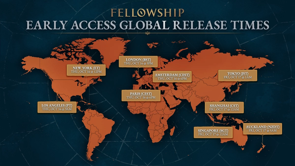 Точное время запуска Fellowship, релизный трейлер, наборы и Twitch Drops