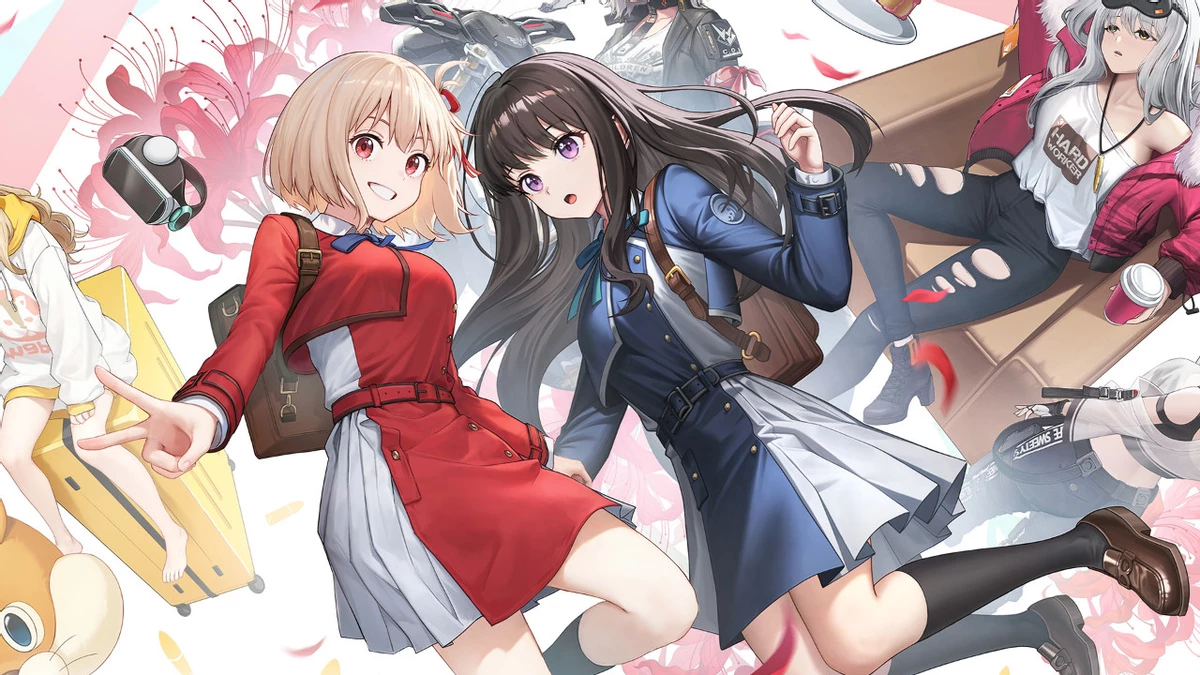 Трейлер коллаборации Goddess of Victory: NIKKE и аниме «Ликорис Рикоил»