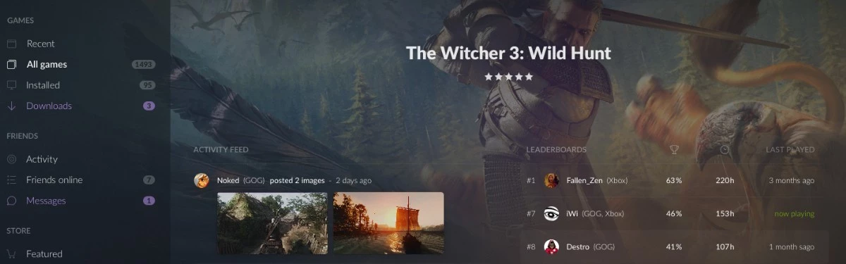 GOG Galaxy 2.0 - Стартовало закрытое-бета тестирование GOG Galaxy 2.0 - Стартовало закрытое-бета тестирование
