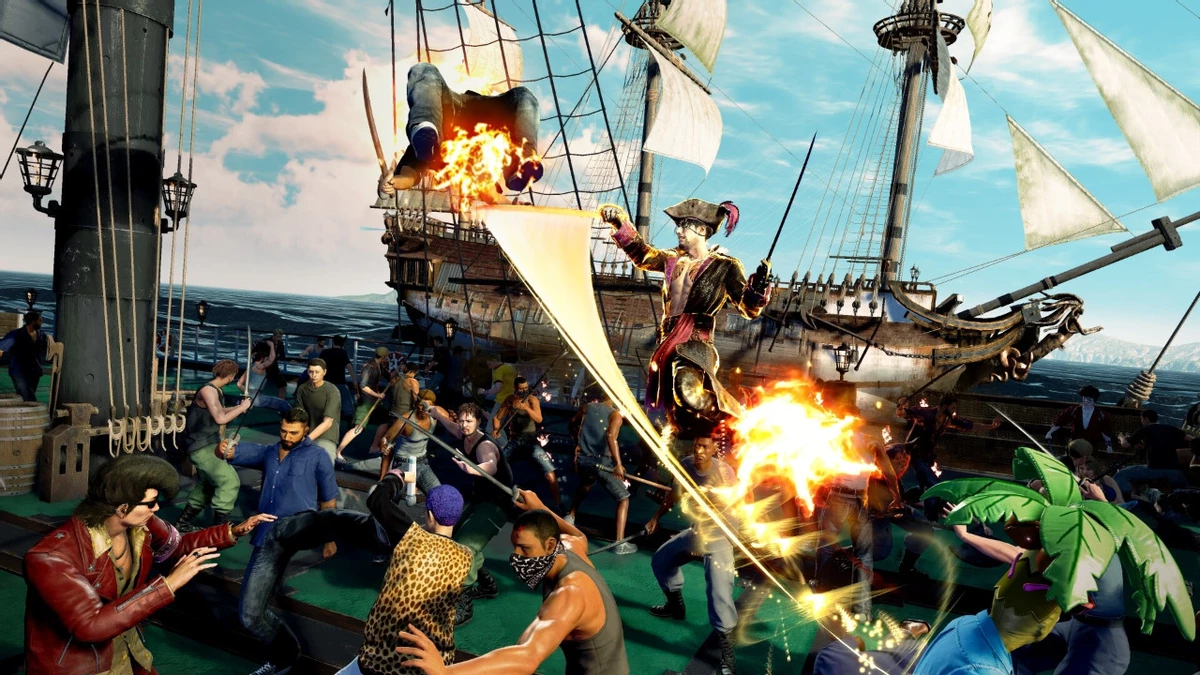 Like a Dragon: Pirate Yakuza in Hawaii получилась самой безумной игрой в серии, но в этом ее недостаток Like a Dragon: Pirate Yakuza in Hawaii получилась самой безумной игрой в серии, но в этом ее недостаток
