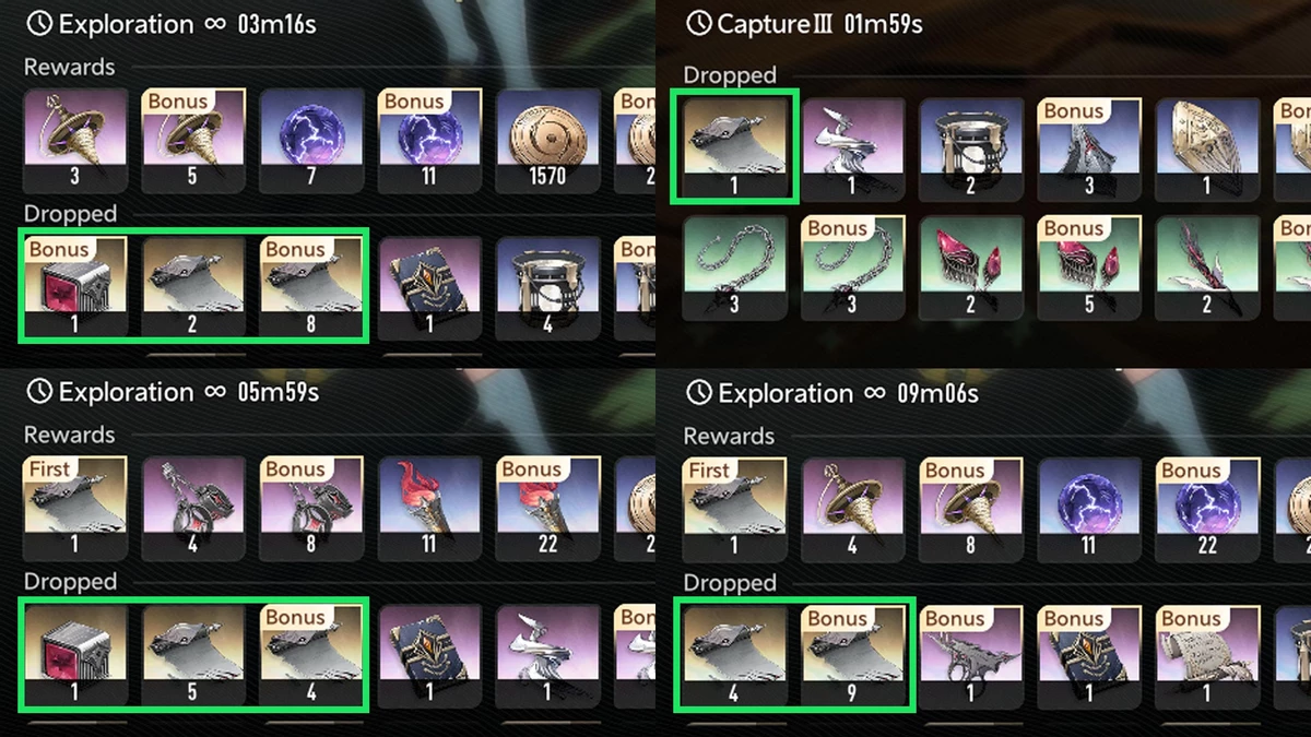 Пример дропа с противников Пример дропа с противников