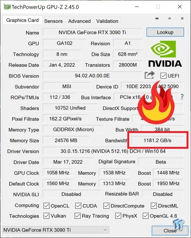Память NVIDIA GeForce RTX 3090 Ti разогнали до 1,1 Тб/с пропускной способности Память NVIDIA GeForce RTX 3090 Ti разогнали до 1,1 Тб/с пропускной способности