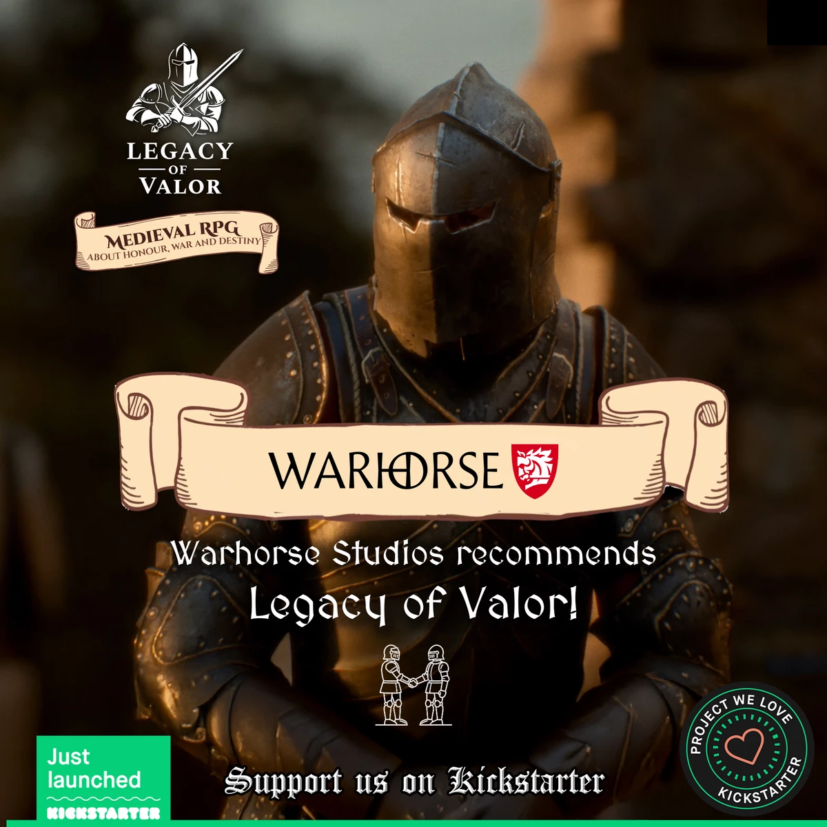 Разработчики Kingdom Come: Deliverance поддержали проект Legacy of Valor Разработчики Kingdom Come: Deliverance поддержали проект Legacy of Valor
