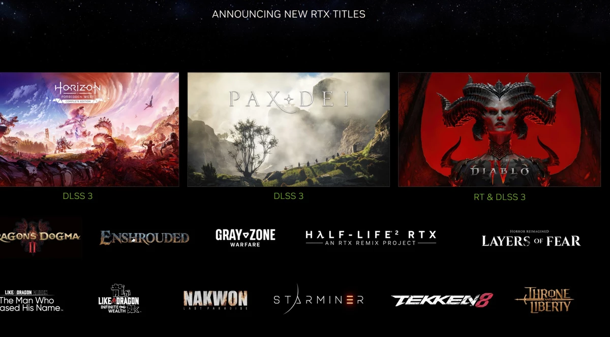 MMORPG Throne and Liberty, Tekken 8, Dragon's Dogma 2 и другие игры вступают в клуб NVIDIA DLSS 3 MMORPG Throne and Liberty, Tekken 8, Dragon's Dogma 2 и другие игры вступают в клуб NVIDIA DLSS 3