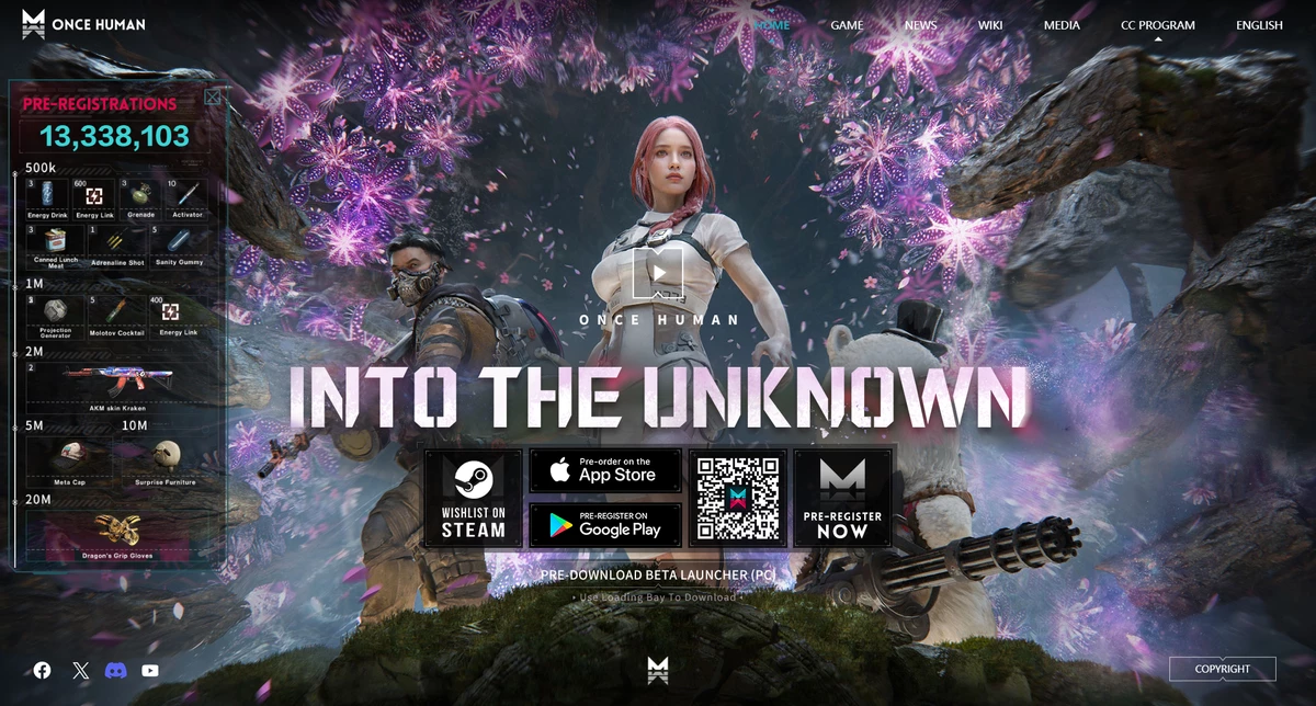 Игра Once Human получила 13 миллионов предварительных регистраций 