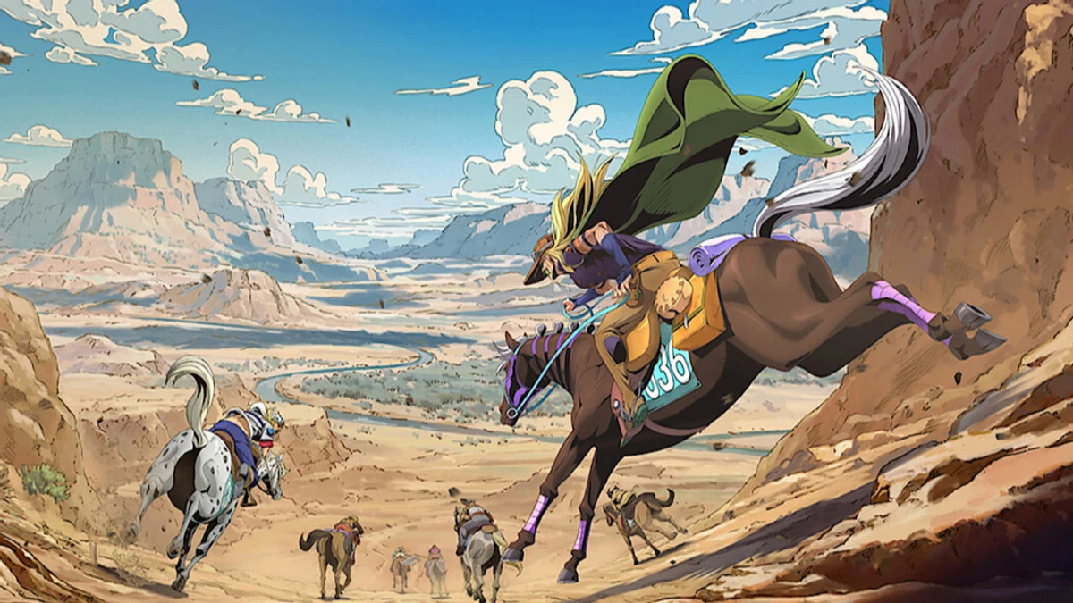 Только для истинных ценителей аниме и настоящих мужчин: «STEEL BALL RUN JoJo’s Bizarre Adventure» выйдет в марте 2026 года, а пока наслаждаемся трейлером