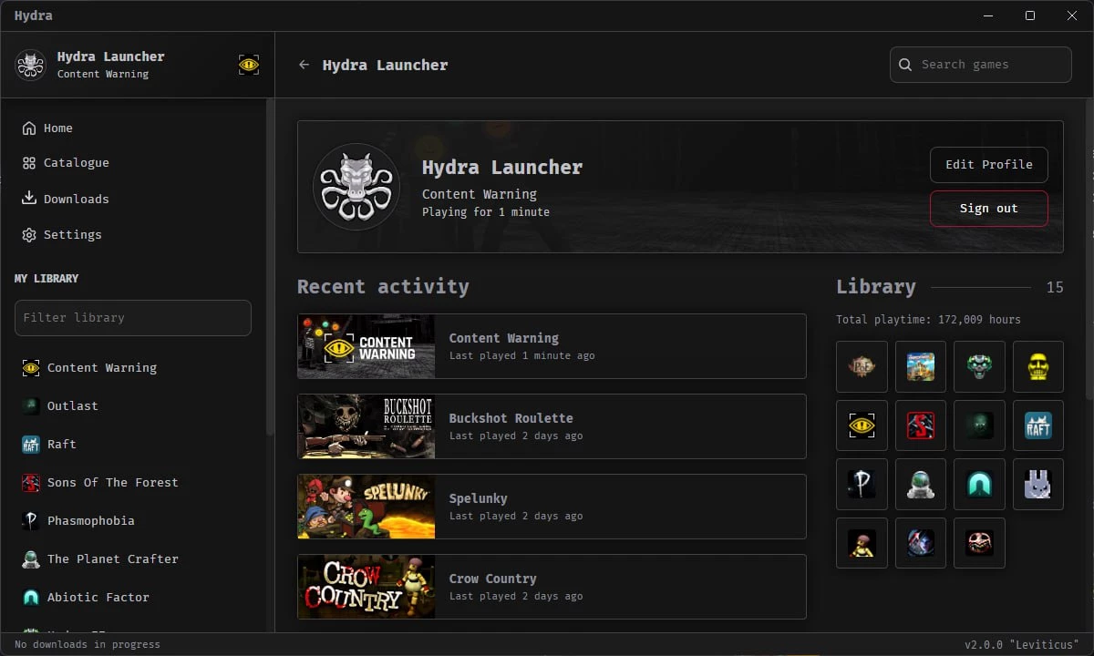 Как дела, Steam? Hydra Launcher 2.0 еще больше похож на магазин Гейба и не просит денег
