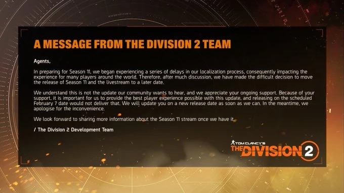 Официальная страница Tom Clancy's The Division в Twitter Официальная страница Tom Clancy's The Division в Twitter