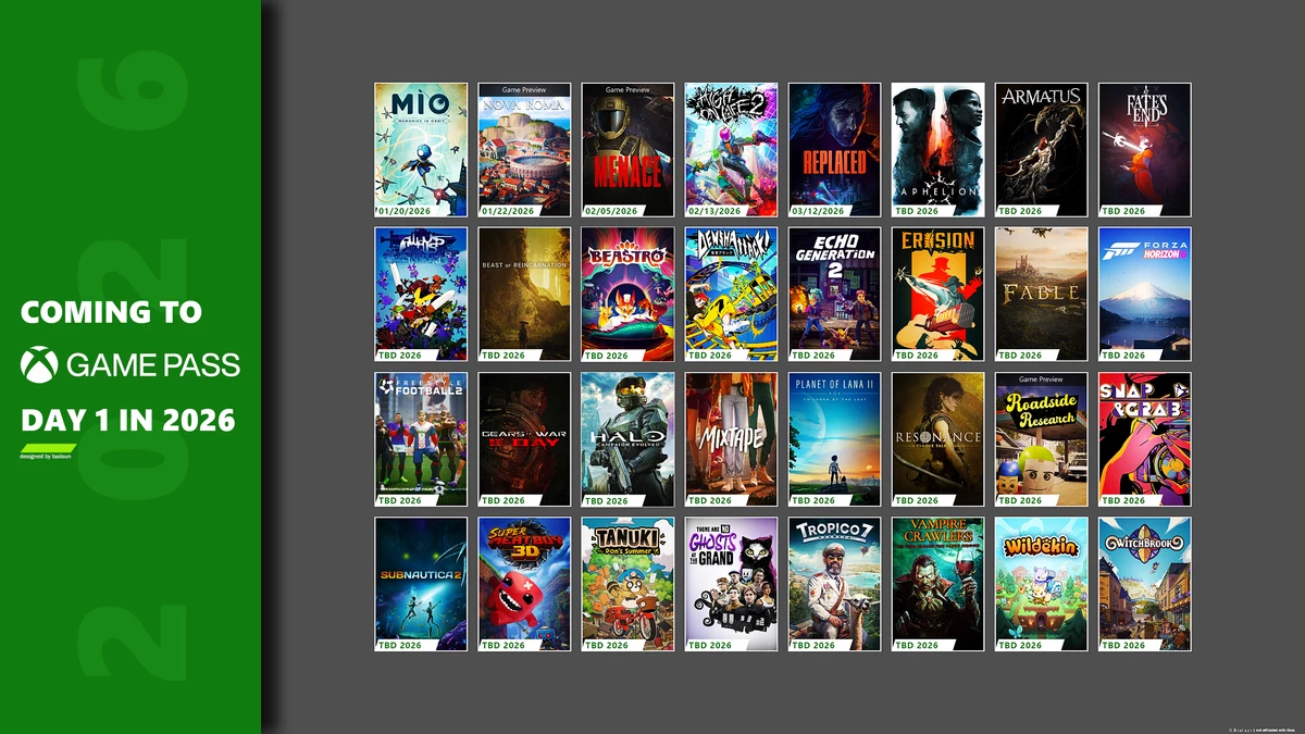 Это будет отличный год для подписчиков Game Pass: минимум 32 игры появятся в сервисе в день релиза Это будет отличный год для подписчиков Game Pass: минимум 32 игры появятся в сервисе в день релиза