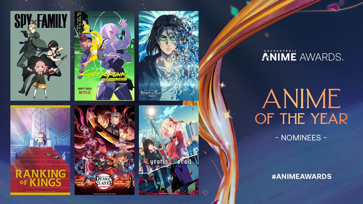 Объявлены номинанты на Crunchyroll Anime Awards Объявлены номинанты на Crunchyroll Anime Awards