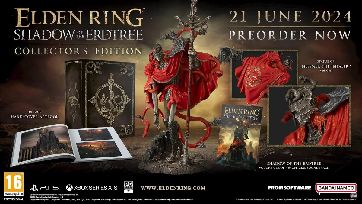 А вот и долгожданный трейлер дополнения Shadow of the Erdtree для Elden Ring. Релиз летом А вот и долгожданный трейлер дополнения Shadow of the Erdtree для Elden Ring. Релиз летом