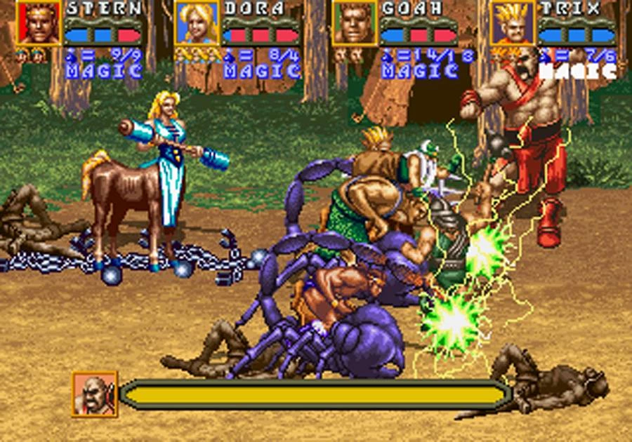 В The Revenge of Death Adder можно было играть за девушку-кентавра В The Revenge of Death Adder можно было играть за девушку-кентавра