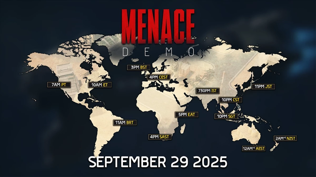 Долгожданная демо MENACE выходит 29 сентября