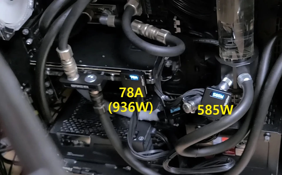 Модифицированная RTX 5090 потребляет более 1,5 кВт энергии через два коннектора 16-pin Модифицированная RTX 5090 потребляет более 1,5 кВт энергии через два коннектора 16-pin