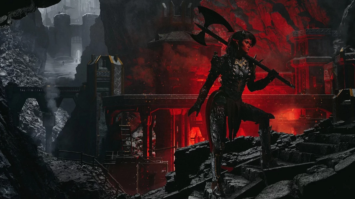 Шедевральный косплей Карлах из Baldur's Gate 3 от Nova Cosplay Шедевральный косплей Карлах из Baldur's Gate 3 от Nova Cosplay