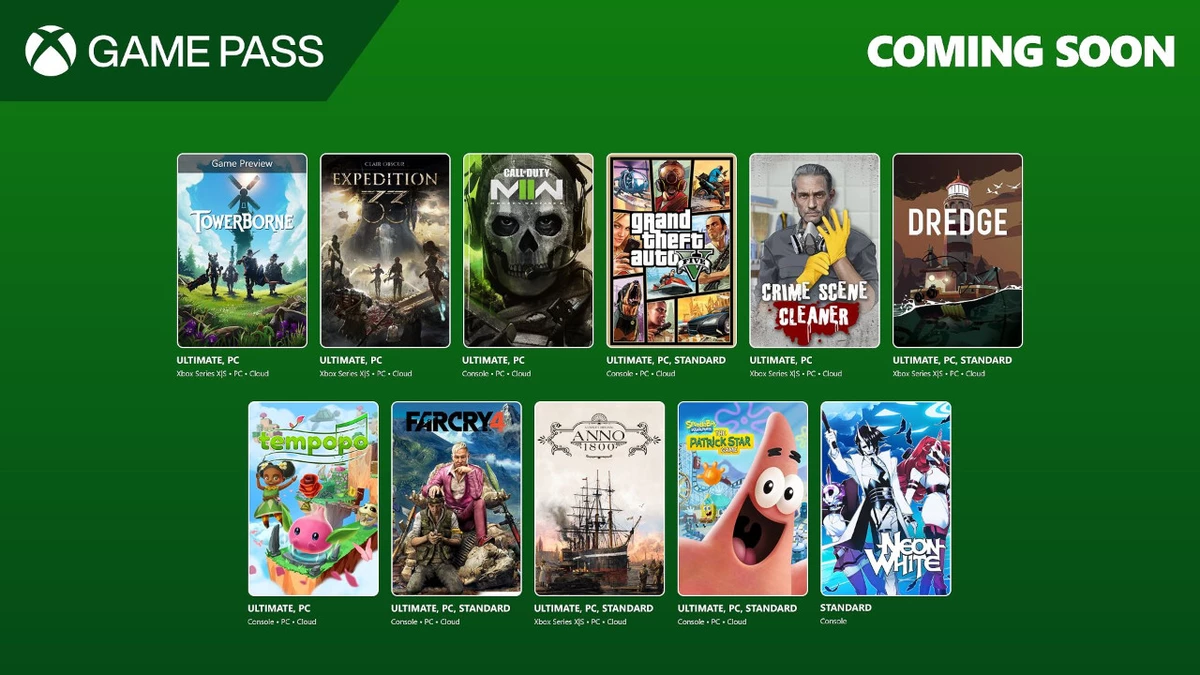 Game Pass в апреле: от GTA 5 и CoD: MW2 до Clair Obscur: Expedition 33 Game Pass в апреле: от GTA 5 и CoD: MW2 до Clair Obscur: Expedition 33