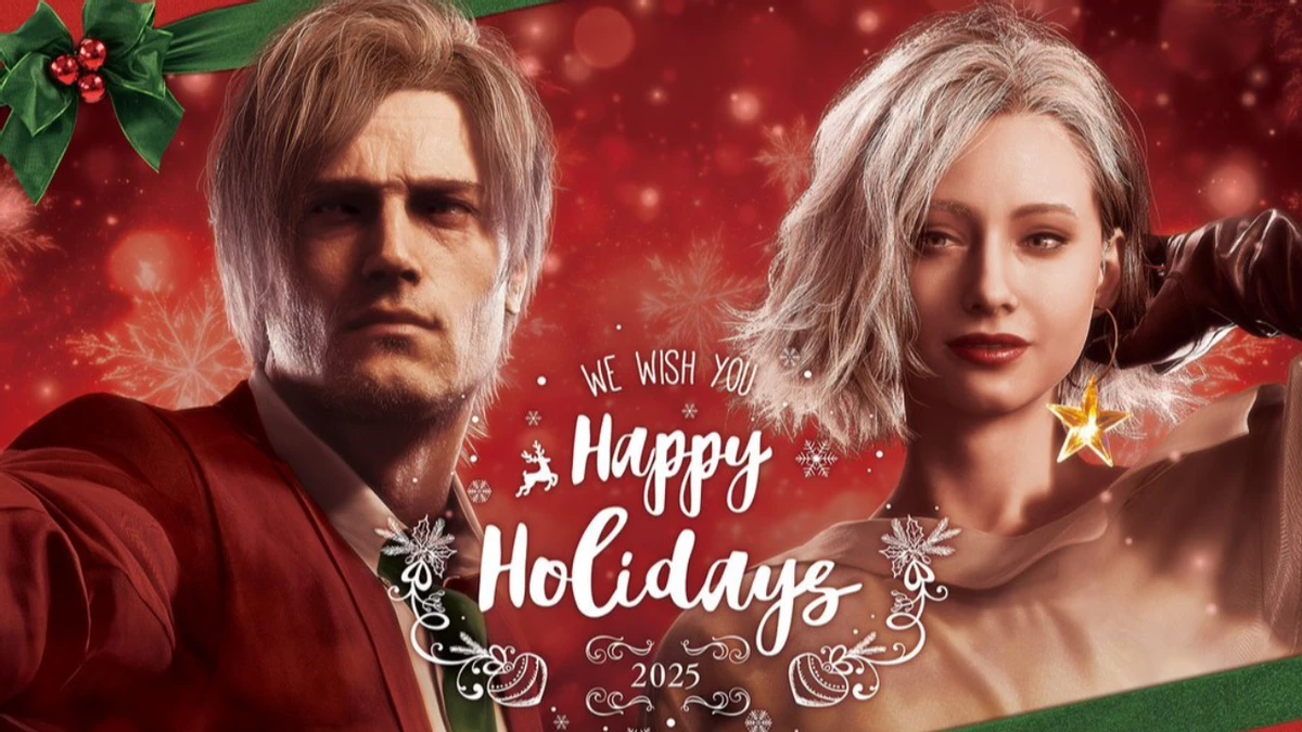 Фанаты переживают за Леона: в праздничной открытке они углядели признаки того, что герой заражен вирусом в Resident Evil Requiem