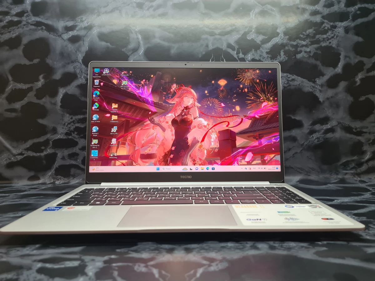 Обзор TECNO MEGABOOK T1 с Intel Core i5-12450H внутри Обзор TECNO MEGABOOK T1 с Intel Core i5-12450H внутри