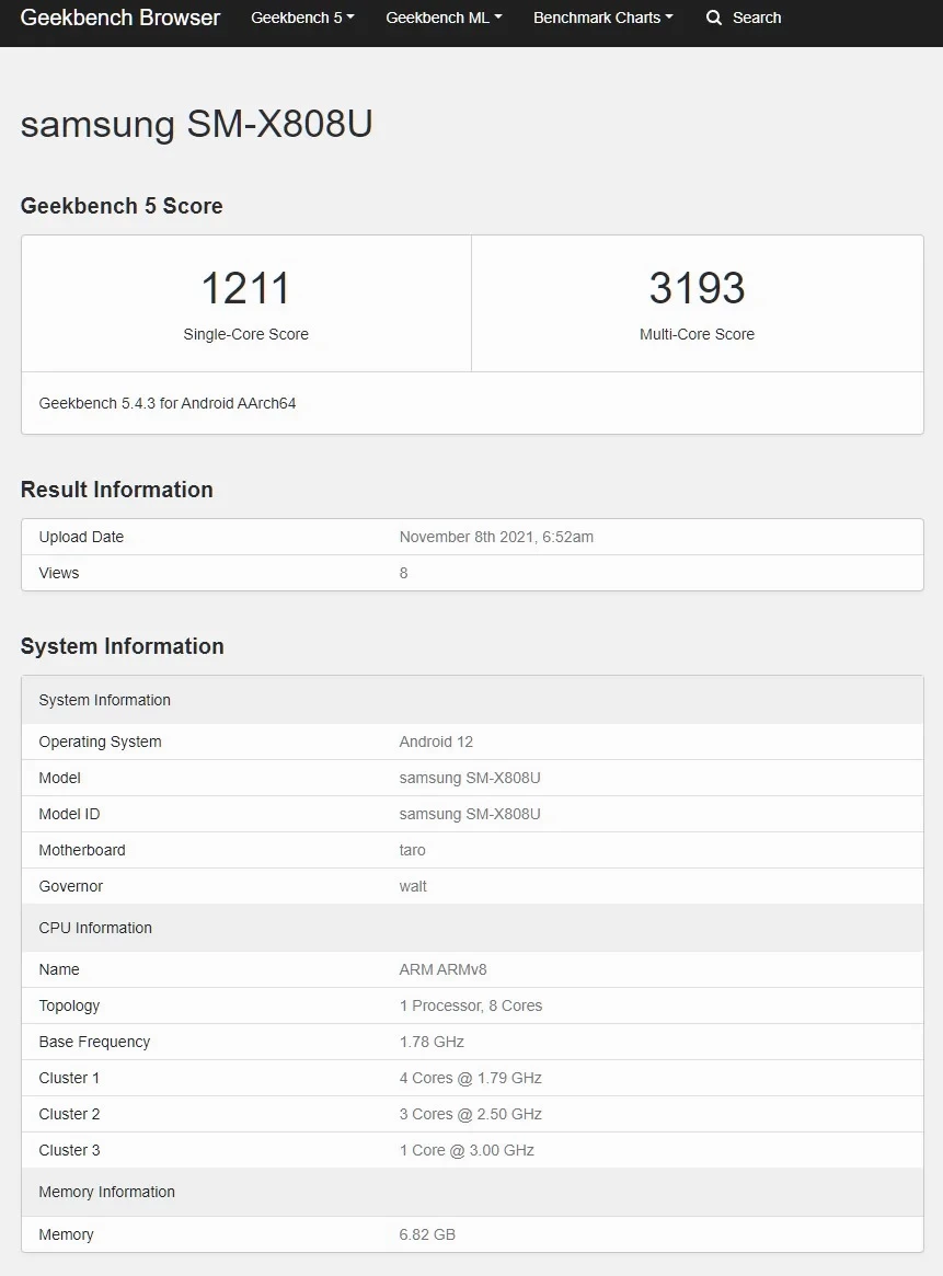 Планшет Galaxy Tab S8 получит большой экран и топовый процессор Snapdragon 898 Планшет Galaxy Tab S8 получит большой экран и топовый процессор Snapdragon 898