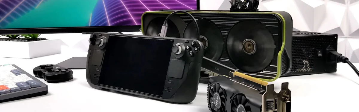 К Steam Deck подключили AMD Radeon RX 6900 XT, и вот что вышло К Steam Deck подключили AMD Radeon RX 6900 XT, и вот что вышло