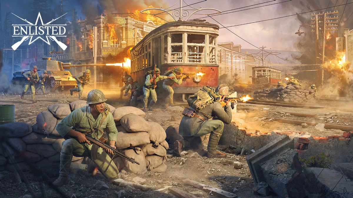 СССР показывает японской Квантунской армии настоящий блицкриг в Enlisted