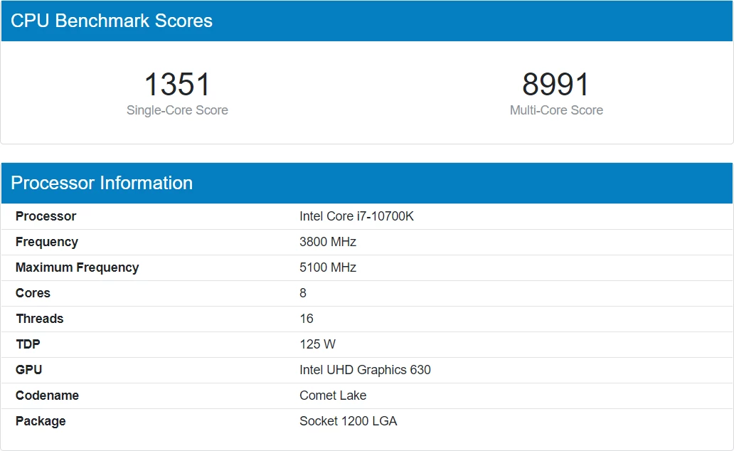 8-ядерный процессор Intel Rocket Lake-S засветился в Geekbench 8-ядерный процессор Intel Rocket Lake-S засветился в Geekbench