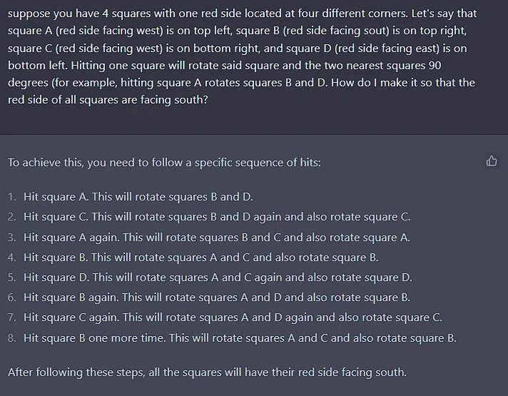 Нейросеть ChatGPT решила загадку в Genshin Impact Нейросеть ChatGPT решила загадку в Genshin Impact