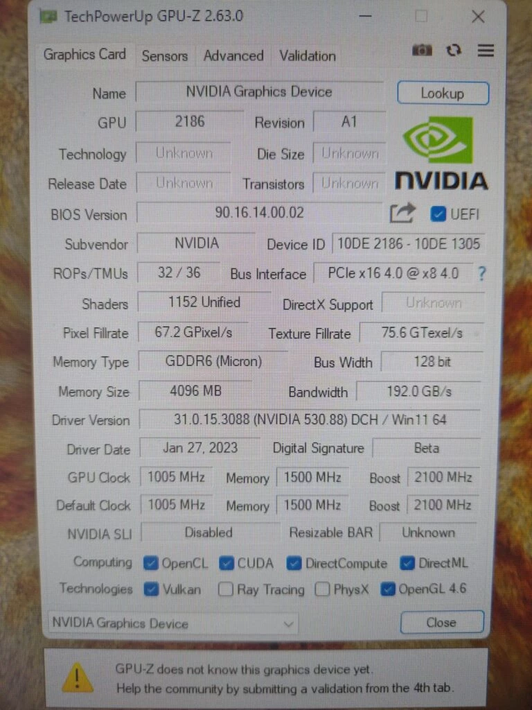 Обнаружен уникальный прототип GeForce GTX 1650 SUPER с 1152 ядрами CUDA и поддержкой PCIe 4.0