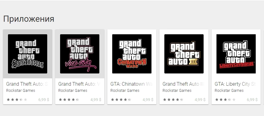 Rockstar удалила из Steam оригинальные версии GTA Rockstar удалила из Steam оригинальные версии GTA