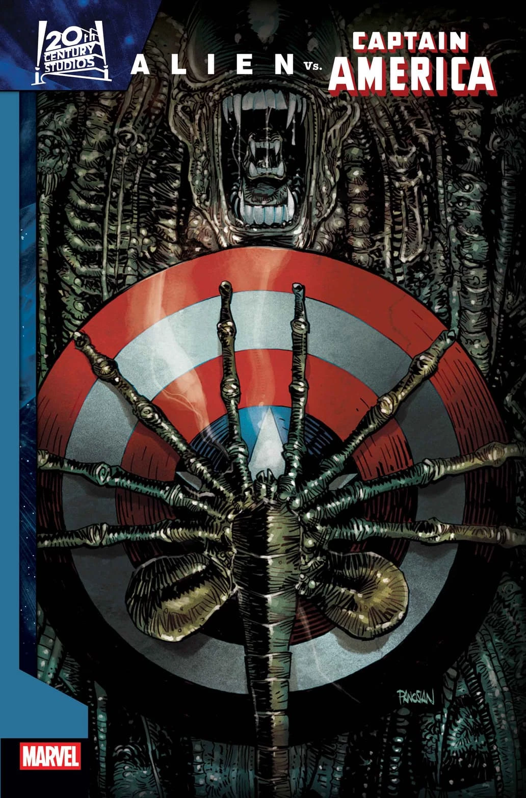 Marvel анонсировала кроссовер Alien vs. Captain America Marvel анонсировала кроссовер Alien vs. Captain America