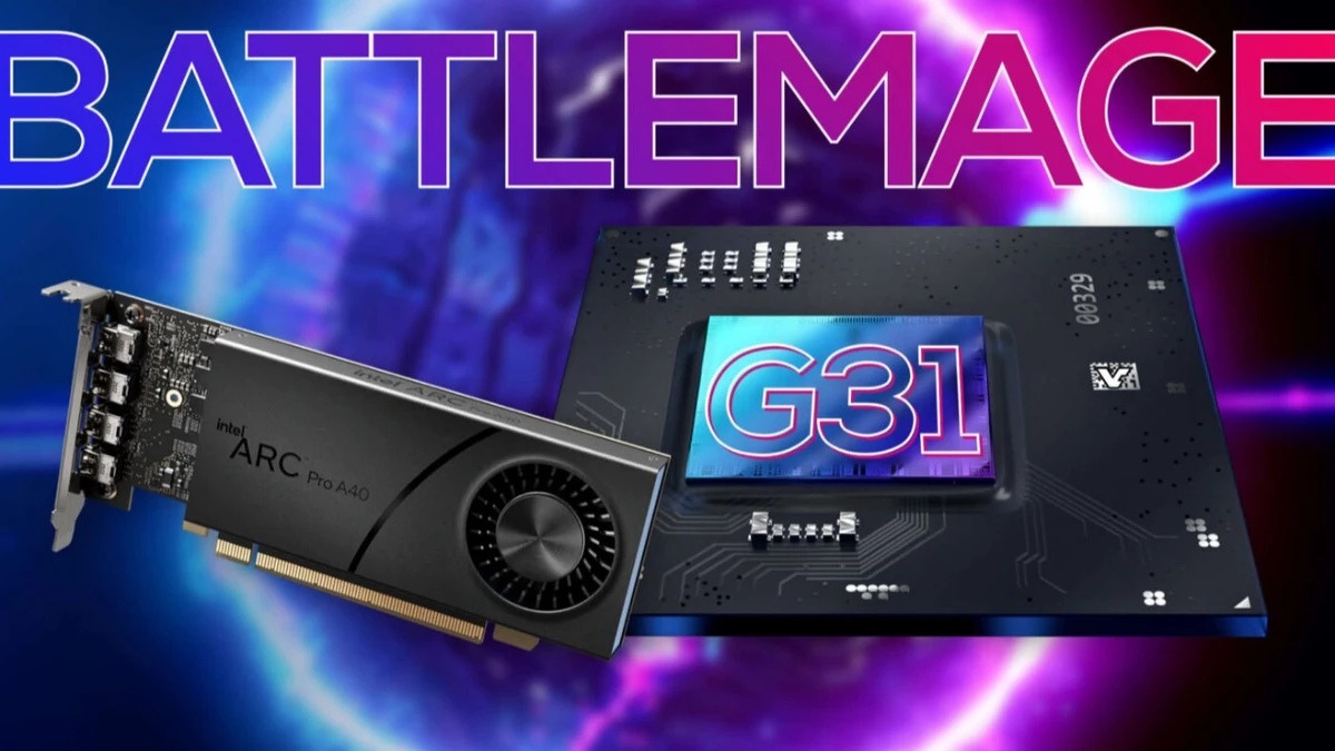 Флагман линейки видеокарт Intel ARC Battlemage получит 32 Xe-ядра Флагман линейки видеокарт Intel ARC Battlemage получит 32 Xe-ядра