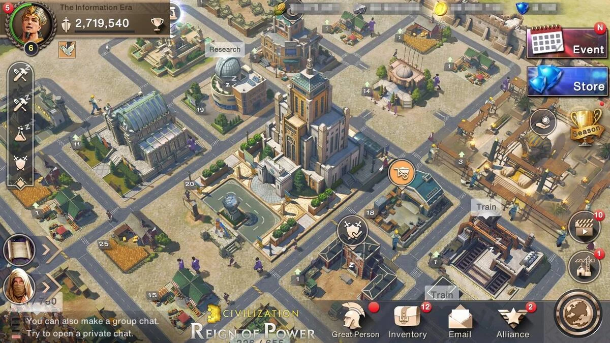 Открыта предварительная регистрация на мобильную стратегию Civilization: Reign of Power Открыта предварительная регистрация на мобильную стратегию Civilization: Reign of Power