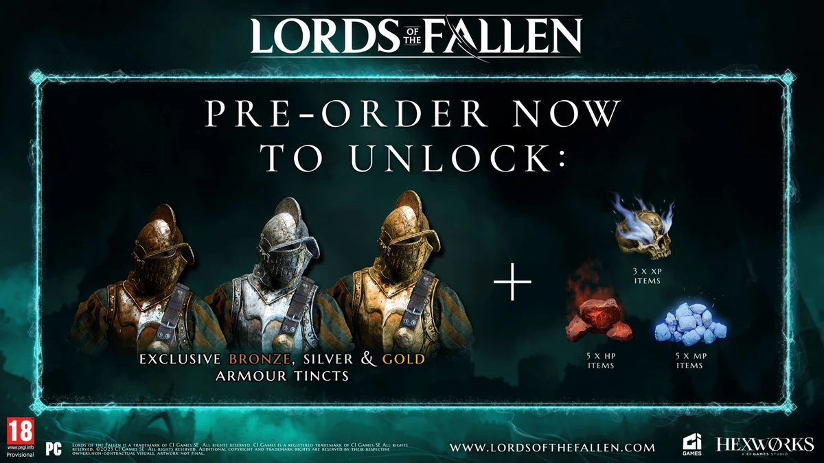 Экшен-RPG Lords of the Fallen на UE5 выйдет в октябре Экшен-RPG Lords of the Fallen на UE5 выйдет в октябре