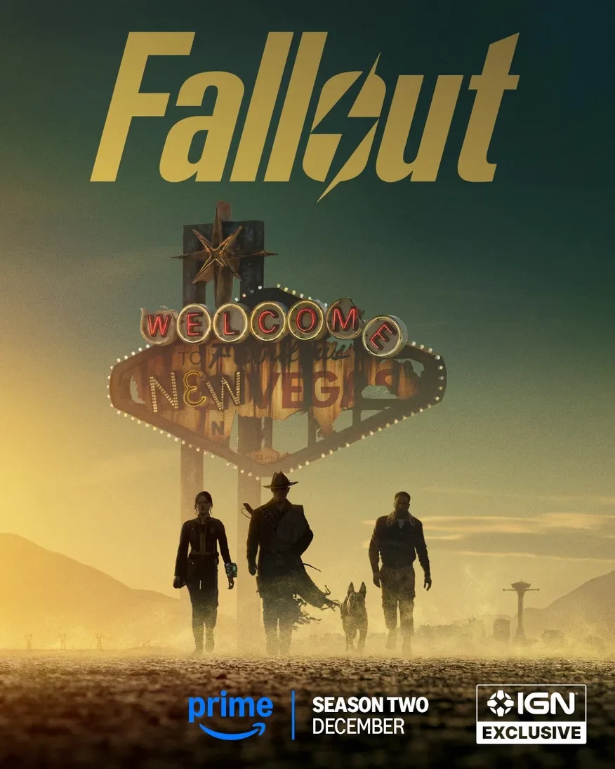 Трое на пути в Нью-Вегас, не считая собаки, на постере второго сезона Fallout Трое на пути в Нью-Вегас, не считая собаки, на постере второго сезона Fallout