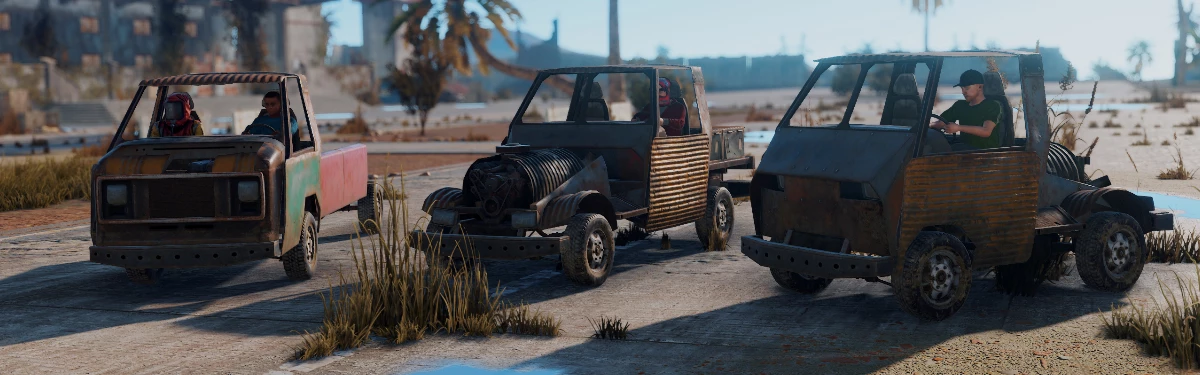 Rust - В игру добавили модульные автомобили Rust - В игру добавили модульные автомобили