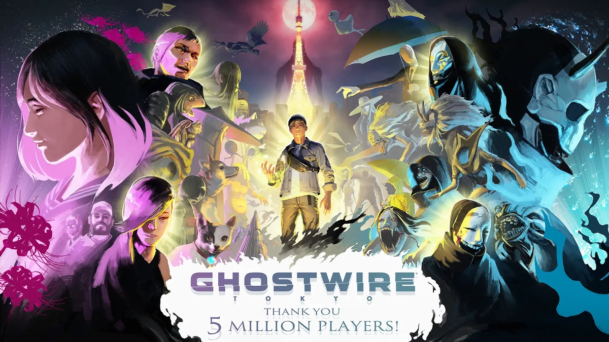 Ghostwire: Tokyo взяла планку в 5 миллионов игроков Ghostwire: Tokyo взяла планку в 5 миллионов игроков