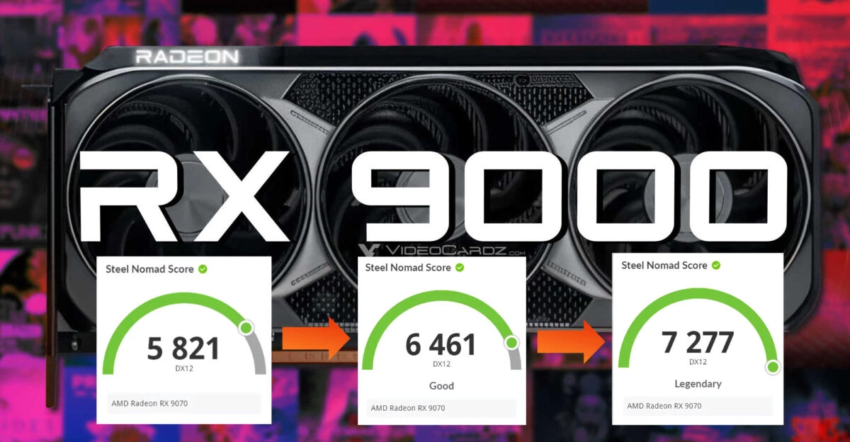 AMD Radeon RX 9070 с прошивкой от XT получает прирост до 25% в тестах AMD Radeon RX 9070 с прошивкой от XT получает прирост до 25% в тестах