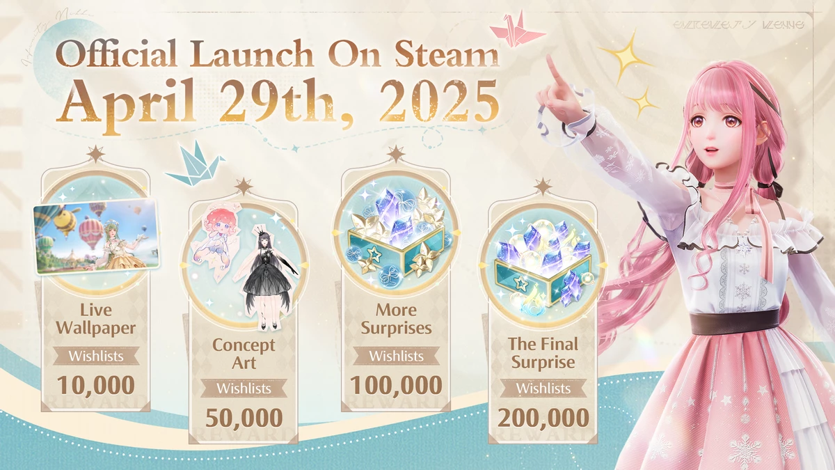 Infinity Nikki выйдет в Steam 29 апреля Infinity Nikki выйдет в Steam 29 апреля