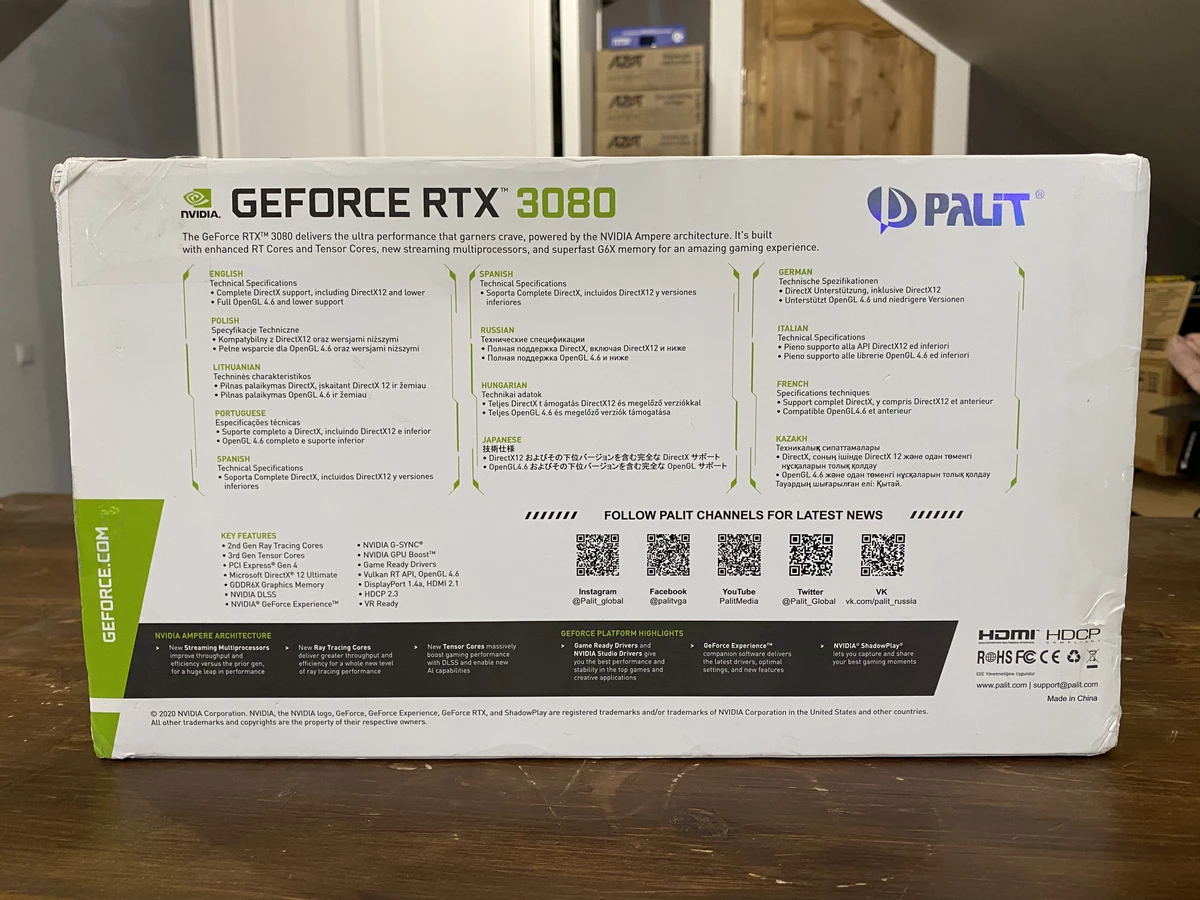 Обзор видеокарты Palit GeForce RTX 3080 GameRock OC Обзор видеокарты Palit GeForce RTX 3080 GameRock OC