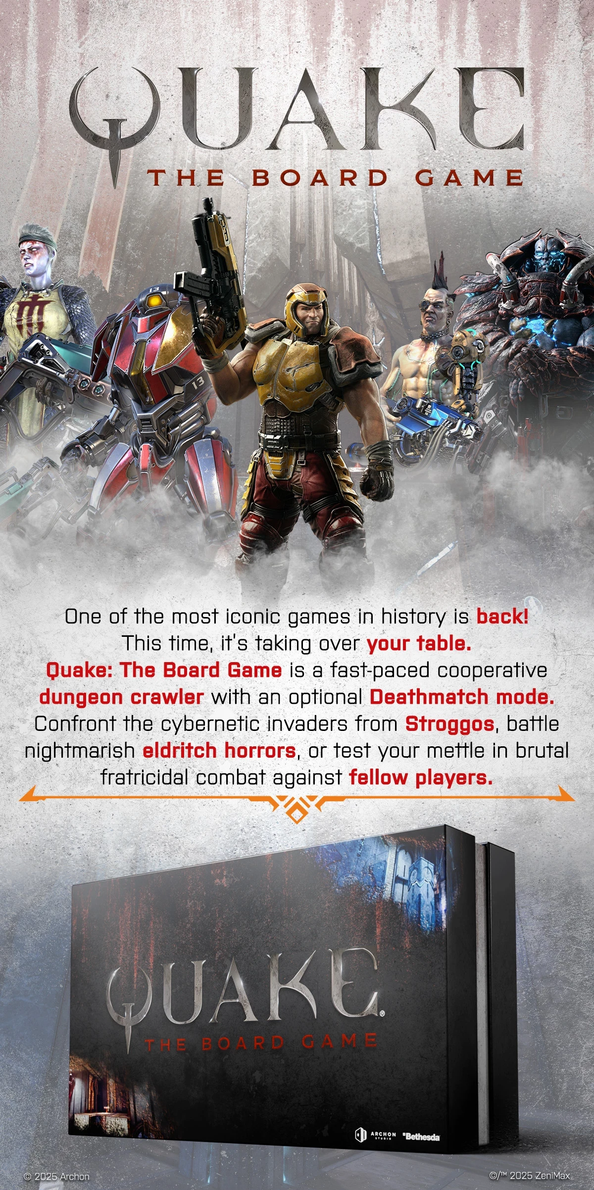 Quake теперь настолка: The Board Game готовится к предзаказам Quake теперь настолка: The Board Game готовится к предзаказам