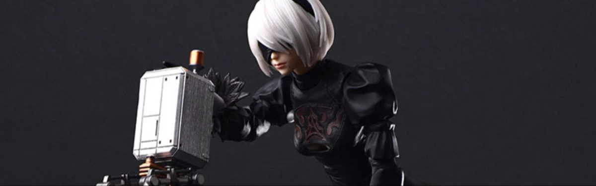 NieR: Automata - Великолепная экшен-фигурка 2B и летный модуль Ho229 NieR: Automata - Великолепная экшен-фигурка 2B и летный модуль Ho229