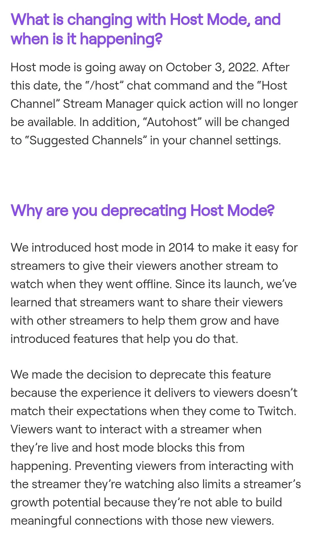 Twitch уберет возможность хостинга стримов 3 октября. Стримеры крайне озадачены Twitch уберет возможность хостинга стримов 3 октября. Стримеры крайне озадачены