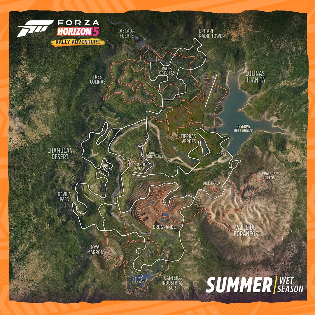 Разработчики Forza Horizon 5 представили новую карту Сьерра-Нуэва Разработчики Forza Horizon 5 представили новую карту Сьерра-Нуэва
