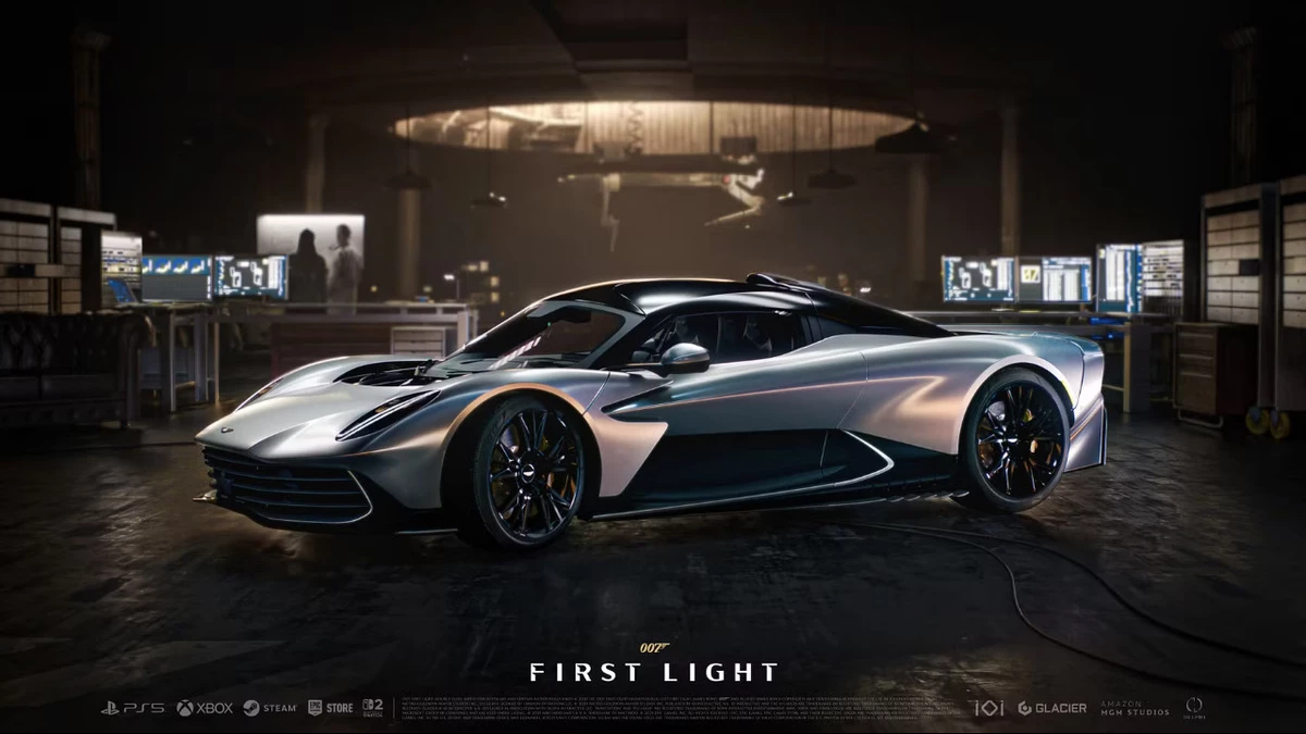 Бонд и его машина: авторы 007 First Light показали вооруженную Aston Martin Valhalla