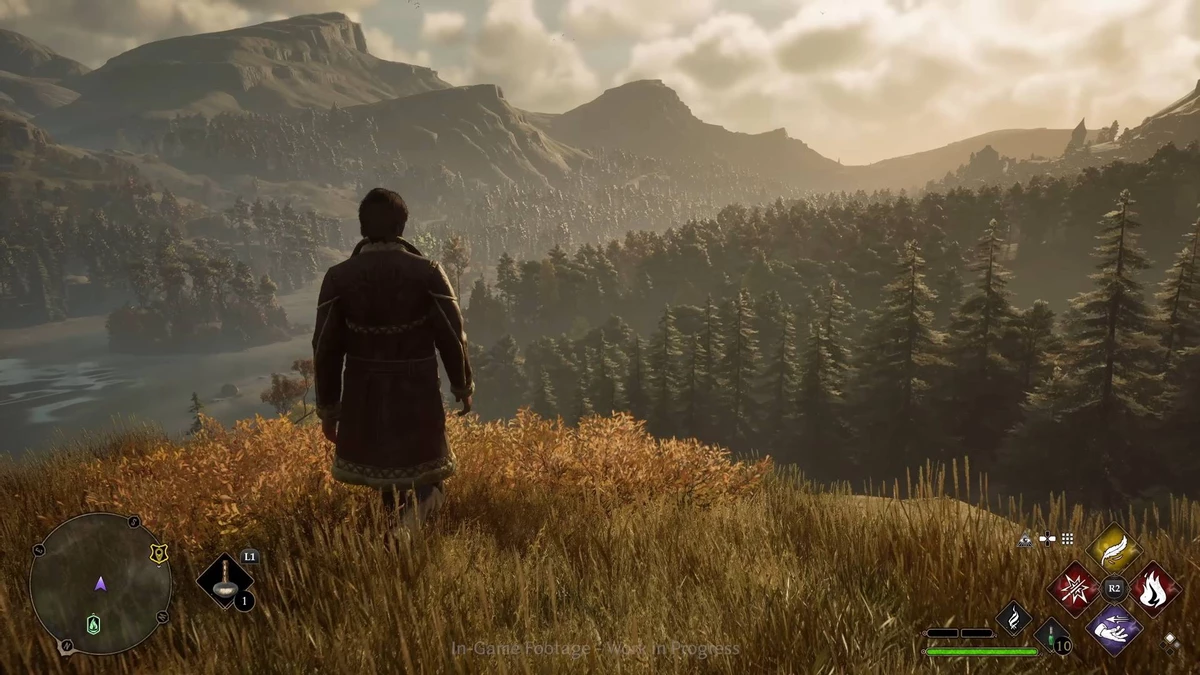 Шикарный вид на бескрайние просторы открытого мира Шикарный вид на бескрайние просторы открытого мира