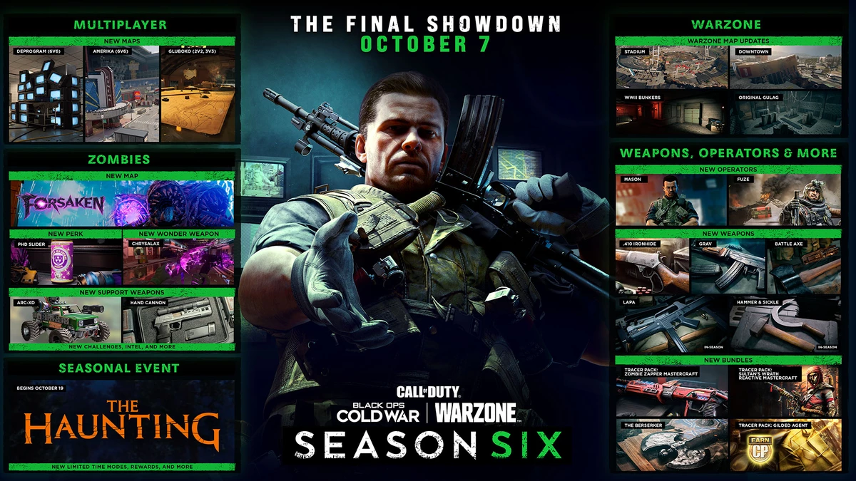 Новые подробности о предстоящем 6 сезоне в Call of Duty: Black Ops Cold War и Warzone Новые подробности о предстоящем 6 сезоне в Call of Duty: Black Ops Cold War и Warzone