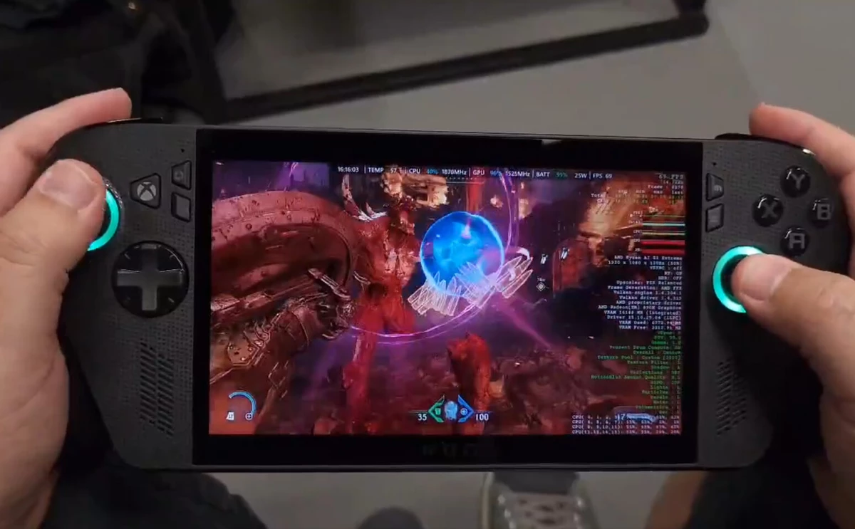 AMD Ryzen AI Z2 Extreme тянет DOOM: The Dark Ages при 70 FPS, но есть загвоздка AMD Ryzen AI Z2 Extreme тянет DOOM: The Dark Ages при 70 FPS, но есть загвоздка