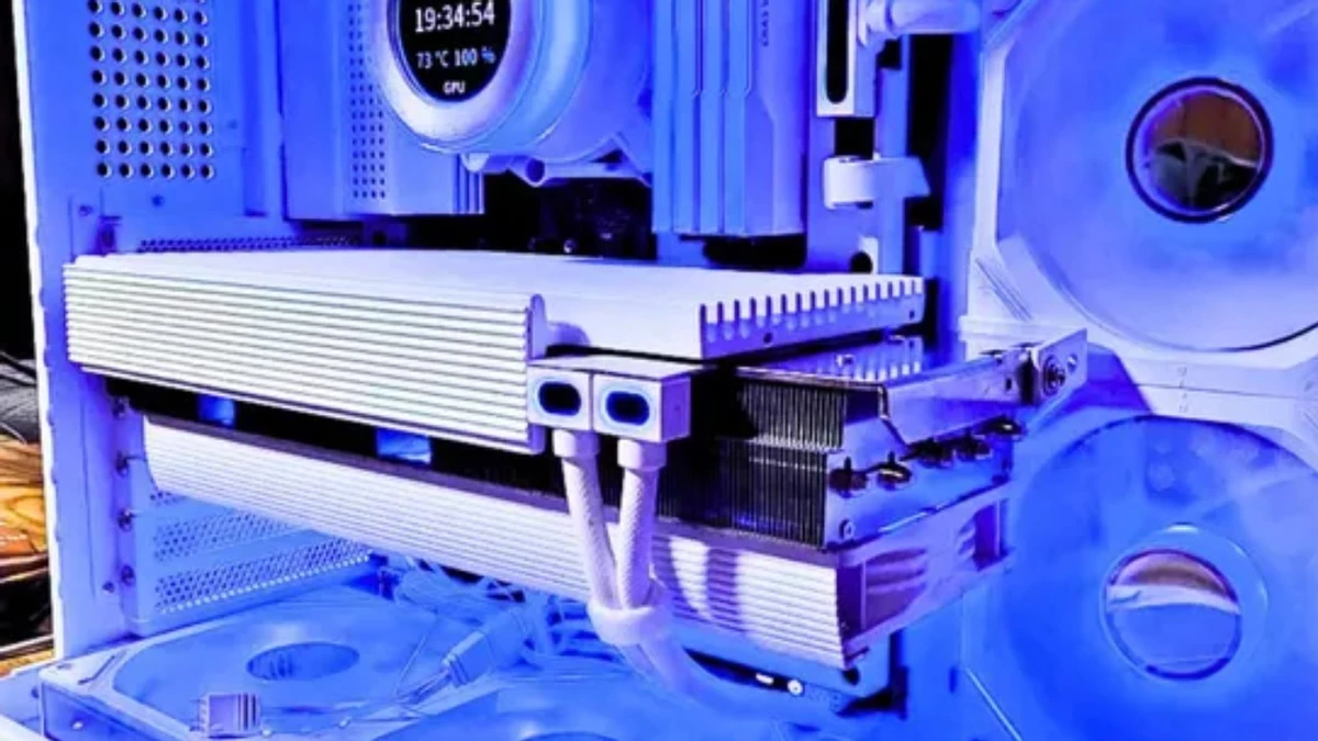 Моддер превратил автомобильный усилитель в кулер для RTX 3080