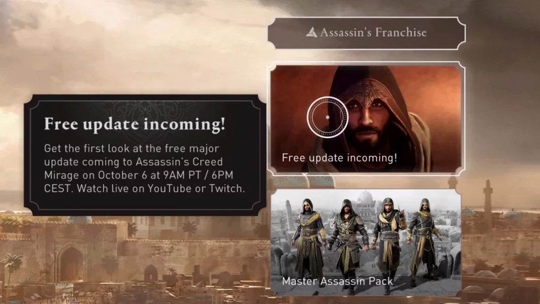 Проспонсированное Саудовской Аравией DLC Assassin's Creed Mirage получило название «Долина памяти» — официально его покажут 6 октября