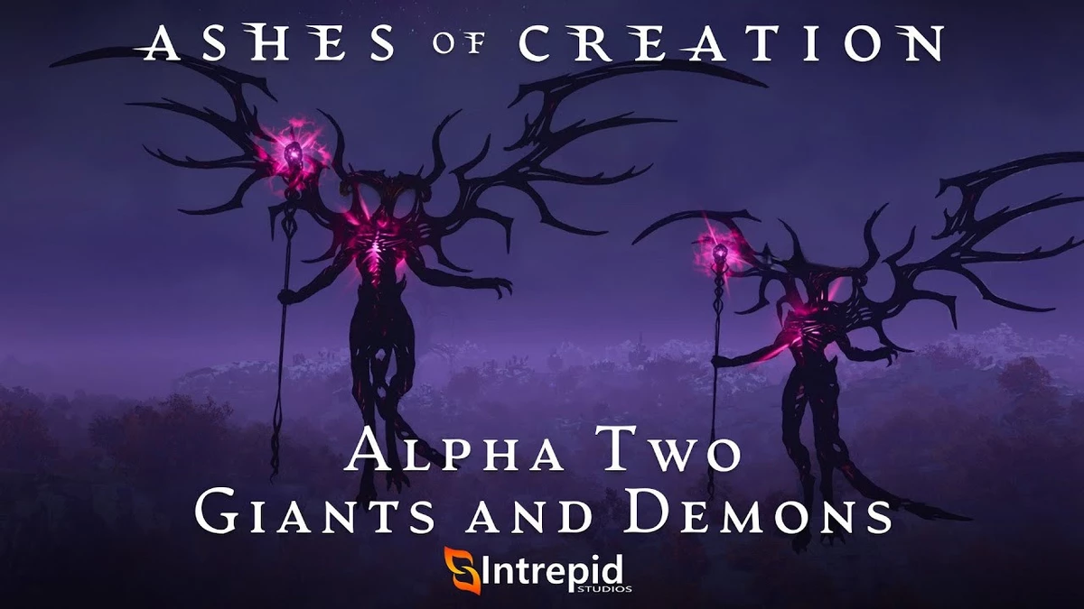 Разработчики Ashes of Creation показали битву с гигантами и систему превращений в монстров Разработчики Ashes of Creation показали битву с гигантами и систему превращений в монстров